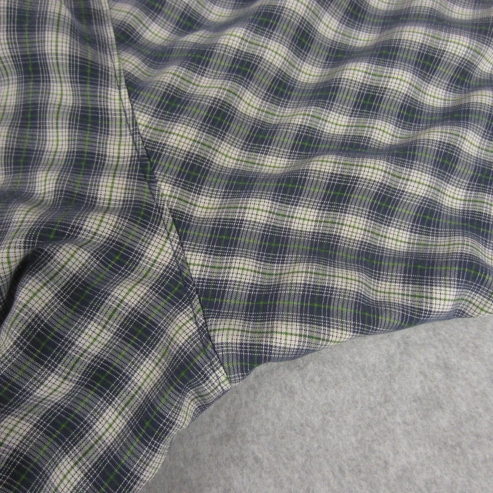 The North Face Shirt Mens XL Blue Tartan Plaid Short Sleeve‎ Lightweight Pocket